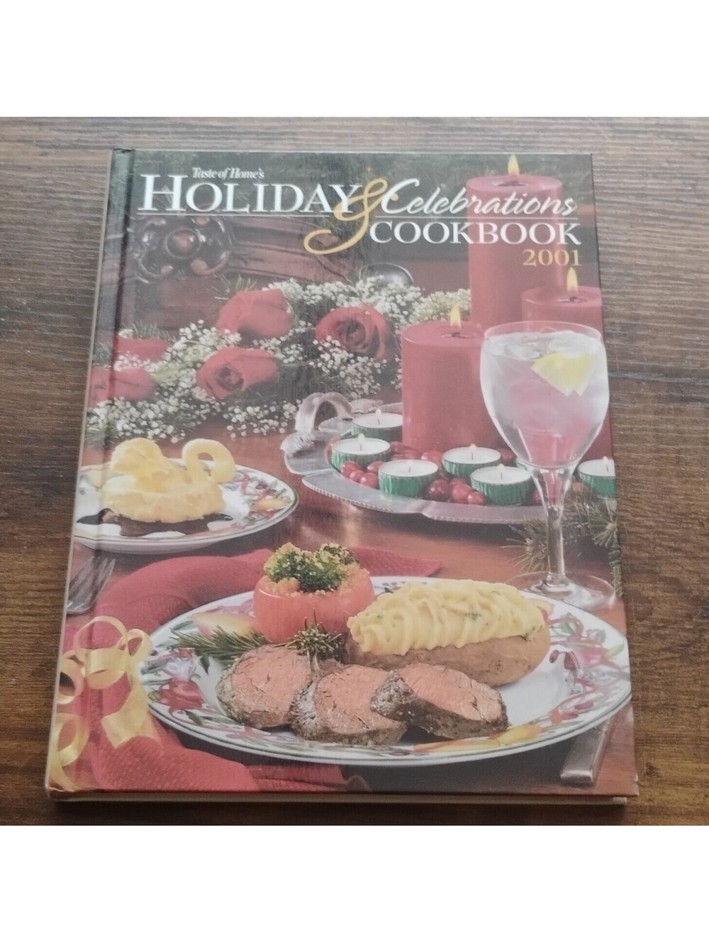 Taste of Home Holiday & Celebrations Cookbook Illustrated Hardcover 2001